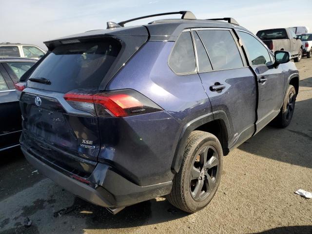 2T3EWRFV0KW042517 - 2019 TOYOTA RAV4 XSE BLUE photo 3