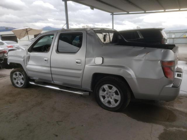 2HJYK16527H542160 - 2007 HONDA RIDGELINE RTL SILVER photo 2