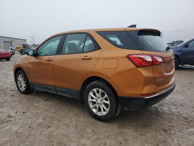 2GNAXHEV1J6140240 - 2018 CHEVROLET EQUINOX LS ORANGE photo 2