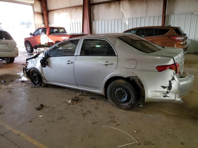 1NXBU4EE0AZ372260 - 2010 TOYOTA COROLLA BASE SILVER photo 2