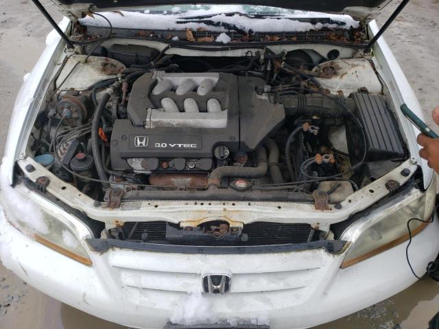 1HGCG16451A051385 - 2001 HONDA ACCORD LX WHITE photo 11