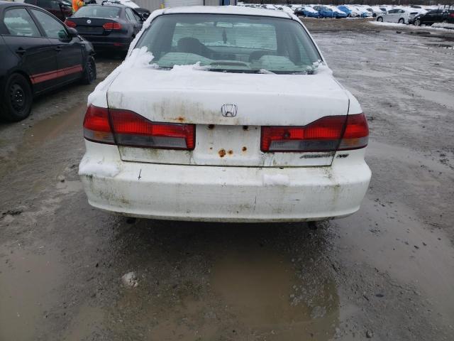 1HGCG16451A051385 - 2001 HONDA ACCORD LX WHITE photo 6