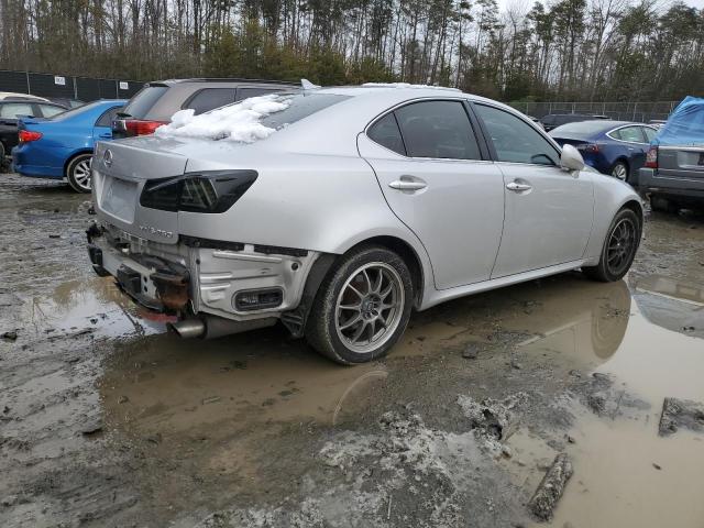 JTHCK262885026404 - 2008 LEXUS IS 250 SILVER photo 3