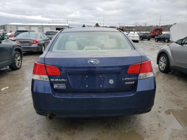 4S3BMBC60B3261431 - 2011 SUBARU LEGACY 2.5I PREMIUM BLUE photo 6