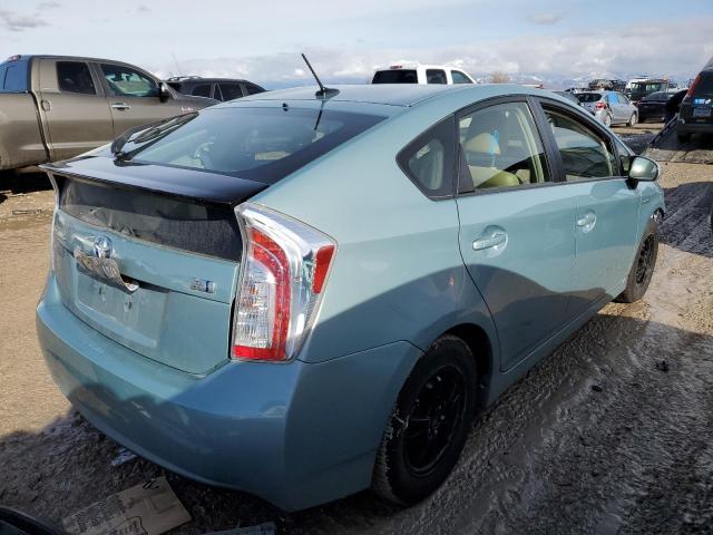 JTDKN3DU8C5426891 - 2012 TOYOTA PRIUS BLUE photo 3