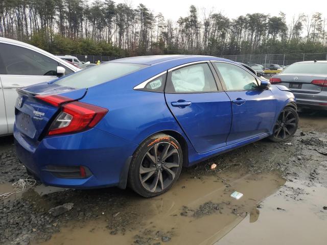 2HGFC2F83KH592746 - 2019 HONDA CIVIC SPORT 蓝色 照片 3