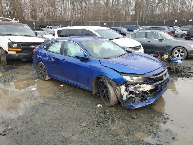 2HGFC2F83KH592746 - 2019 HONDA CIVIC SPORT 蓝色 照片 4