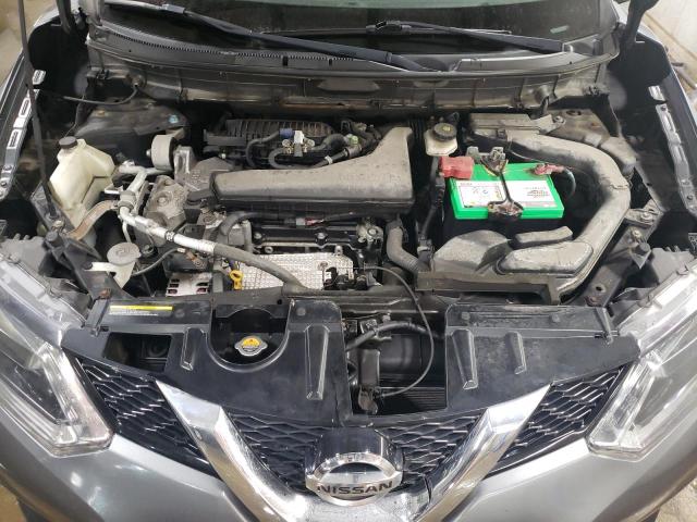 5N1AT2MV9GC876776 - 2016 NISSAN ROGUE S GRAY photo 11