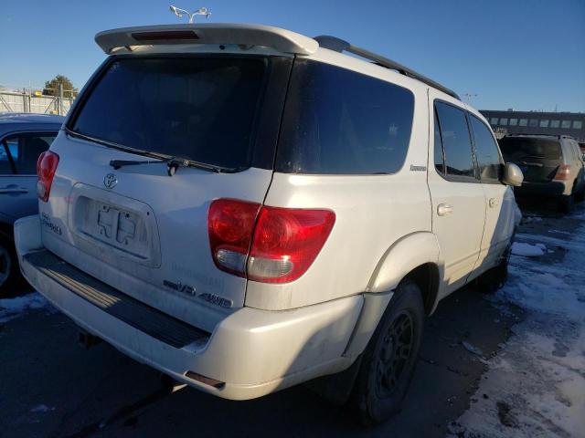 5TDBT48A47S280548 - 2007 TOYOTA SEQUOIA LIMITED WHITE photo 3