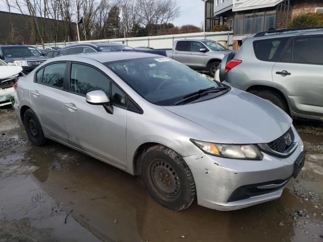 2HGFB2F59DH581049 - 2013 HONDA CIVIC LX SILVER photo 4