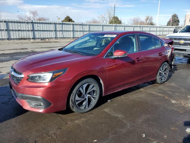 4S3BWAE69L3015030 - 2020 SUBARU LEGACY PREMIUM RED photo 1