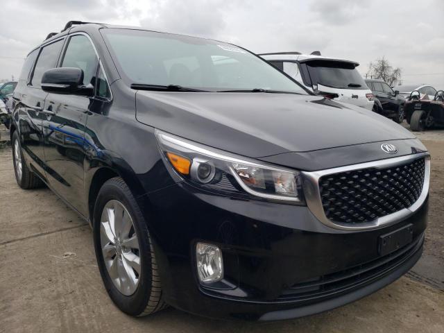 KNDMC5C12G6183516 - 2016 KIA SEDONA EX BLACK photo 4