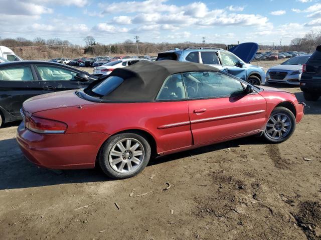 1C3EL65R04N169861 - 2004 CHRYSLER SEBRING LIMITED BURGUNDY photo 3