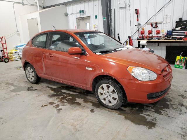 KMHCN3BC7AU166416 - 2010 HYUNDAI ACCENT SE ORANGE photo 4