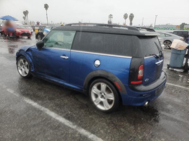 WMWMM33559TP91777 - 2009 MINI COOPER S CLUBMAN BLUE photo 2