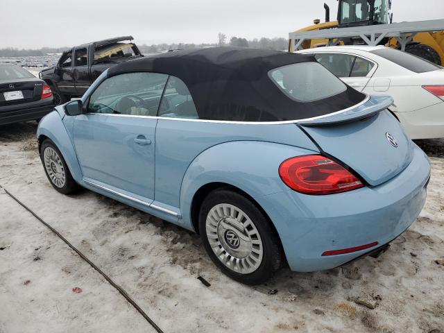 3VW5X7AT0EM803539 - 2014 VOLKSWAGEN BEETLE BLUE photo 2