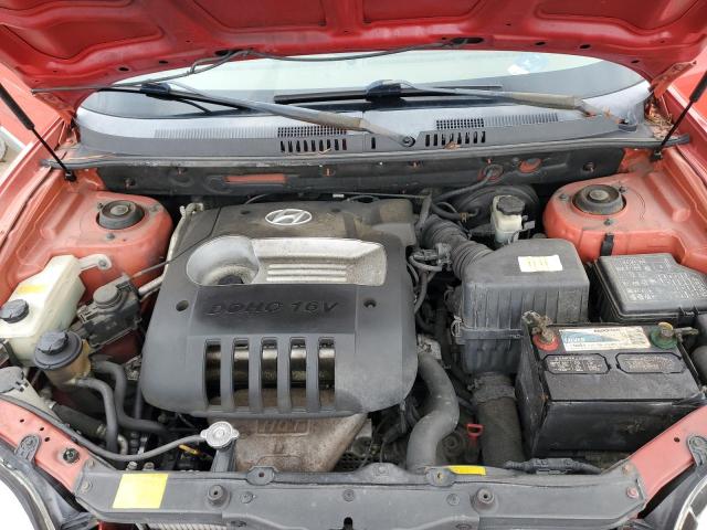 KM8SB12B54U671374 - 2004 HYUNDAI SANTA FE GL RED photo 12