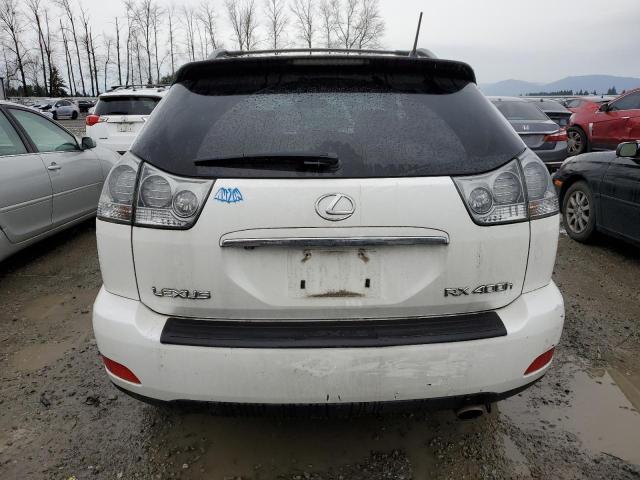 JTJHW31U360004585 - 2006 LEXUS RX 400 WHITE photo 6