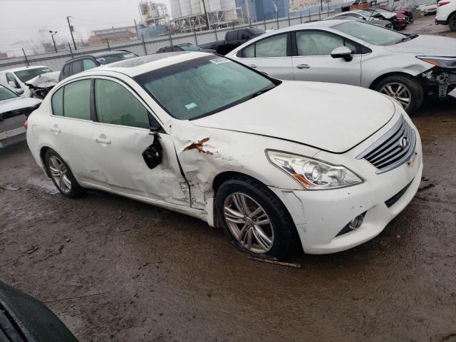 JN1CV6AR1CM976058 - 2012 INFINITI G37 WHITE photo 4