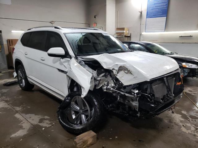 1V2RR2CA8JC543432 - 2018 VOLKSWAGEN ATLAS SEL WHITE photo 4