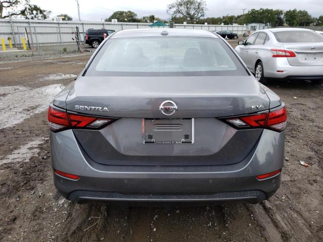 3N1AB8CV5NY320192 - 2022 NISSAN SENTRA SV GRAY photo 6