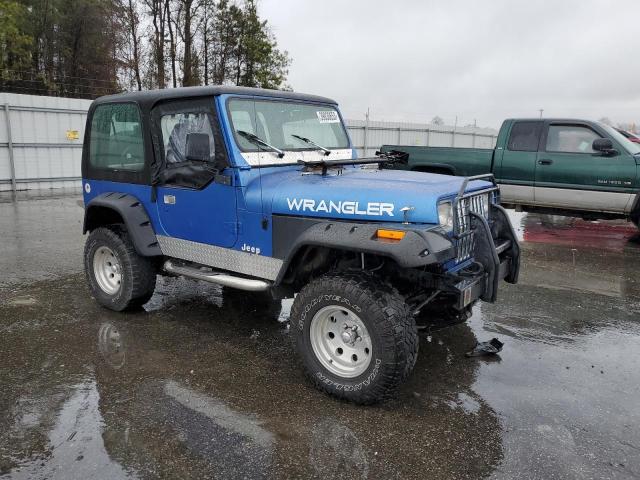 1J4FY19PXRP412174 - 1994 JEEP WRANGLER / S BLUE photo 4