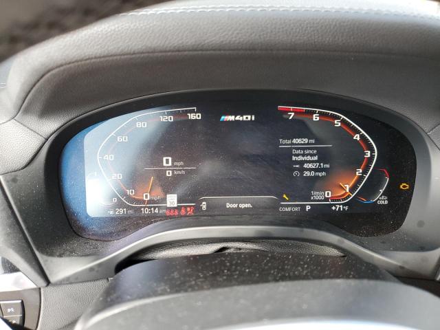 5UXTY9C08M9G87947 - 2021 BMW X3 XDRIVEM40I WHITE photo 9