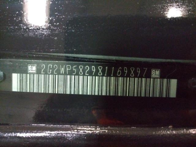 2G2WP582981169897 - 2008 PONTIAC GRAND PRIX 黑色 照片 12
