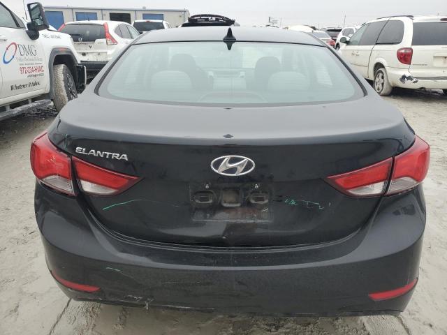 5NPDH4AEXEH503895 - 2014 HYUNDAI ELANTRA SE BLACK photo 6