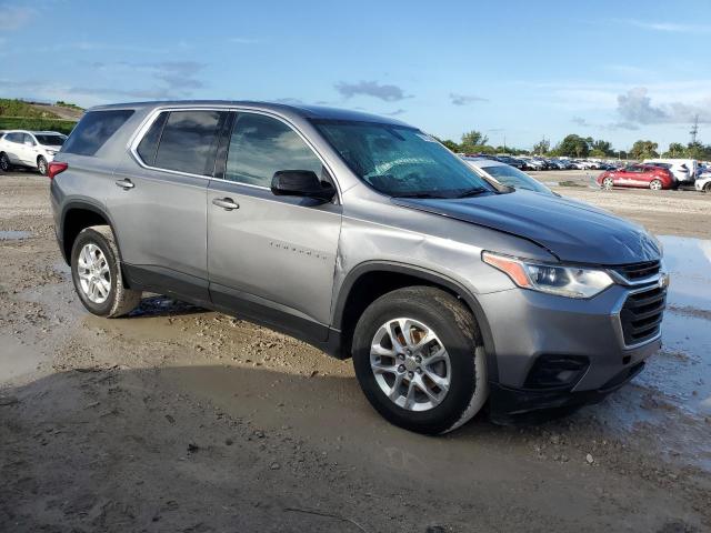 1GNERFKW3KJ131847 - 2019 CHEVROLET TRAVERSE LS GRAY photo 4