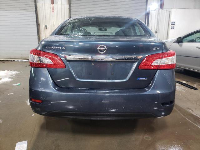 3N1AB7AP8EY332903 - 2014 NISSAN SENTRA S BLUE photo 6