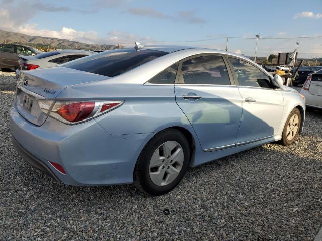 KMHEC4A49CA045759 - 2012 HYUNDAI SONATA HYBRID BLUE photo 3