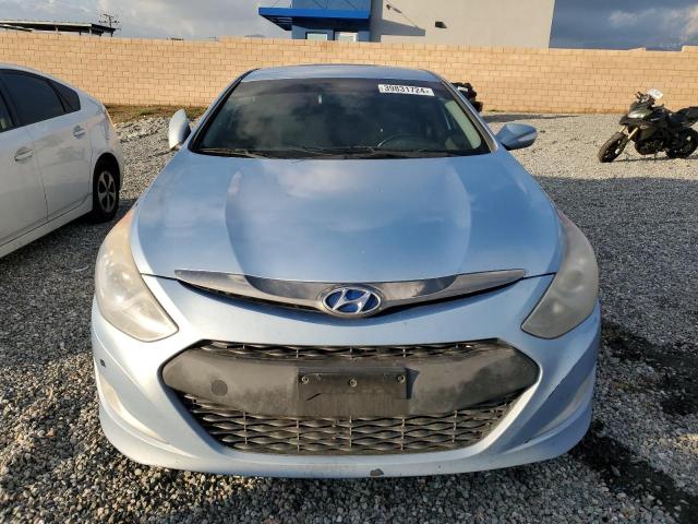 KMHEC4A49CA045759 - 2012 HYUNDAI SONATA HYBRID BLUE photo 5