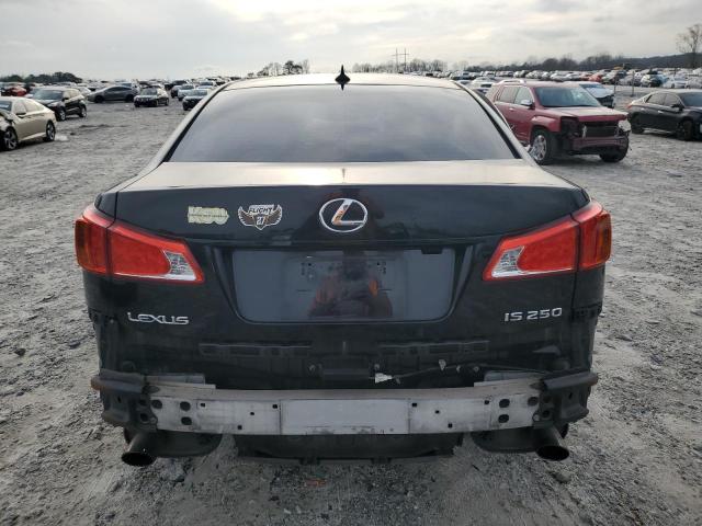 JTHBK262992090434 - 2009 LEXUS IS 250 BLACK photo 6