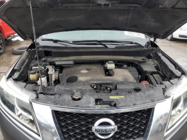 5N1AR2MN8FC715008 - 2015 NISSAN PATHFINDER S GRAY photo 12