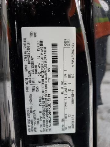 5LMCJ1D94KUL12819 - 2019 LINCOLN MKC BLACK photo 13