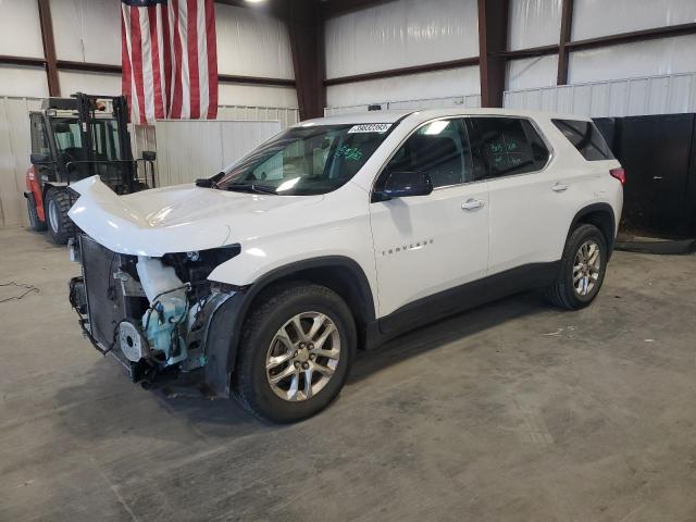 1GNERFKW0LJ162247 - 2020 CHEVROLET TRAVERSE LS WHITE photo 1