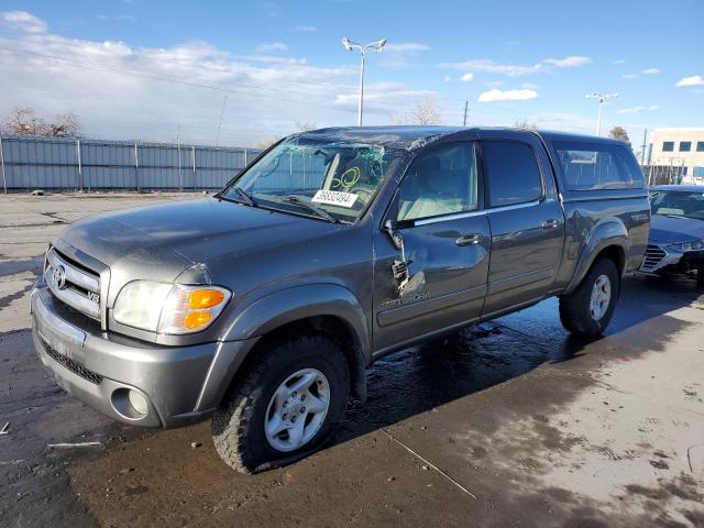 5TBDT44144S433853 - 2004 TOYOTA TUNDRA DOUBLE CAB SR5 GRAY photo 1