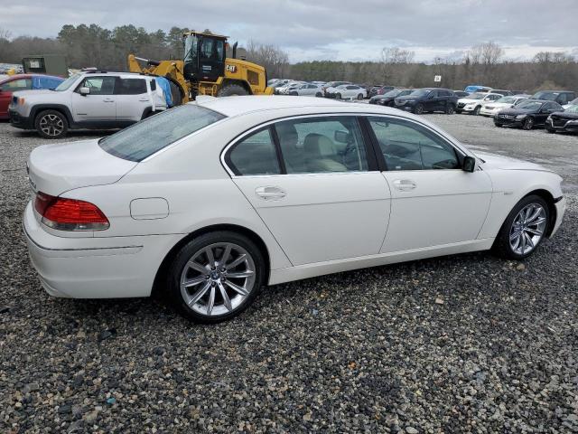 WBAHN83598DT83562 - 2008 BMW 750 LI WHITE photo 3