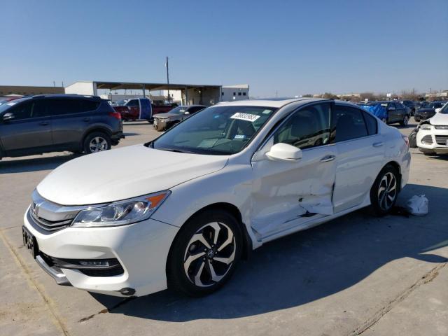 1HGCR3F86HA041368 - 2017 HONDA ACCORD EXL WHITE photo 1