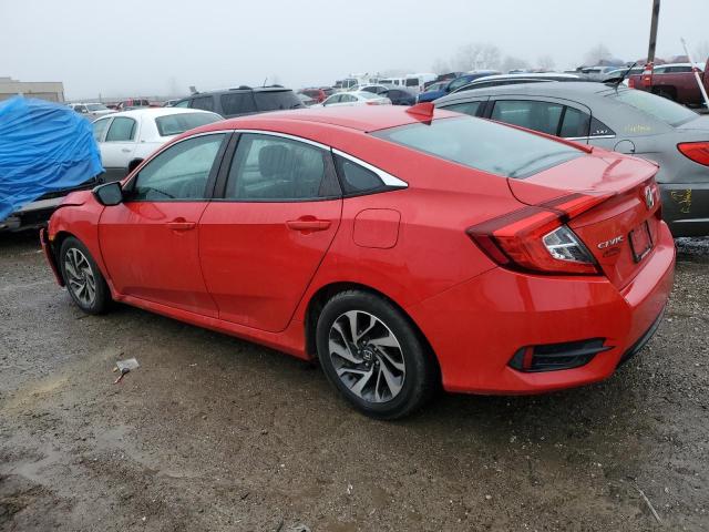 2HGFC2F7XJH510601 - 2018 HONDA CIVIC EX RED photo 2