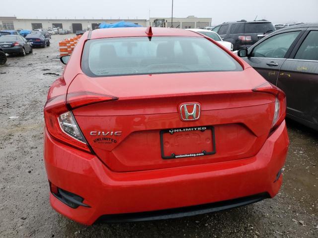 2HGFC2F7XJH510601 - 2018 HONDA CIVIC EX RED photo 6