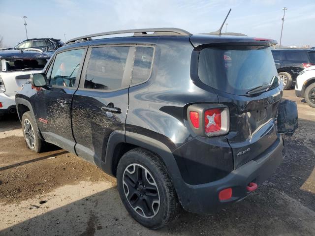 ZACCJBCT5GPD60462 - 2016 JEEP RENEGADE TRAILHAWK BLACK photo 2