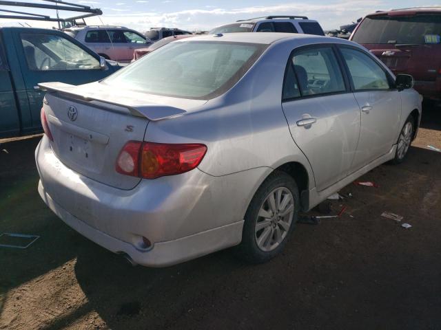 1NXBU4EE6AZ210794 - 2010 TOYOTA COROLLA BASE GRAY photo 3