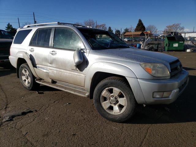 JTEBU17R240034367 - 2004 TOYOTA 4RUNNER LIMITED SILVER photo 4