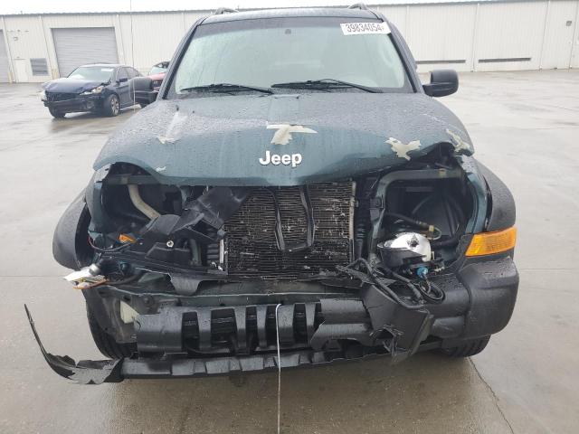 1J4GL48K75W638263 - 2005 JEEP LIBERTY SPORT GREEN photo 5