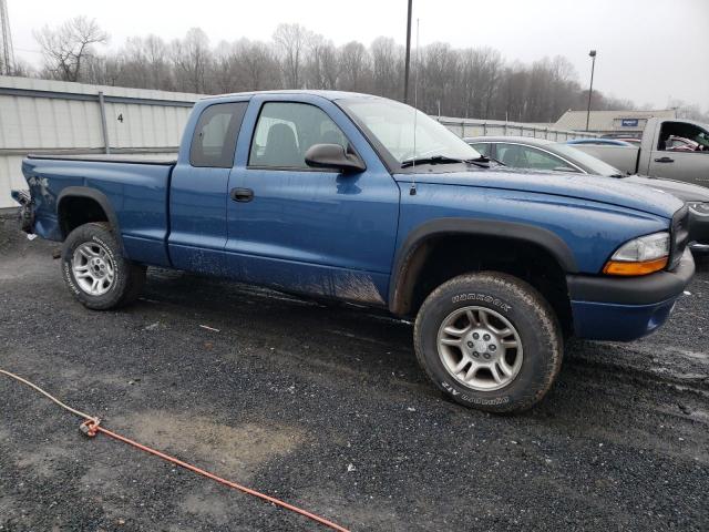 1D7HG32K94S580038 - 2004 DODGE DAKOTA SPORT BLUE photo 4