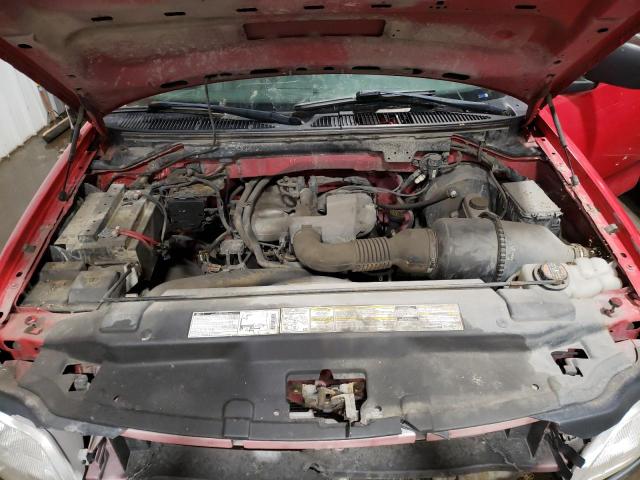 1FTZF1722YNB33134 - 2000 FORD F150 RED photo 11