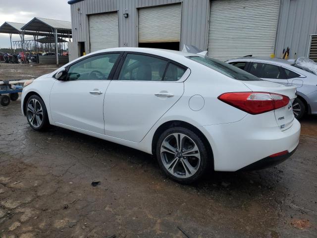 KNAFZ4A87F5283128 - 2015 KIA FORTE EX WHITE photo 2