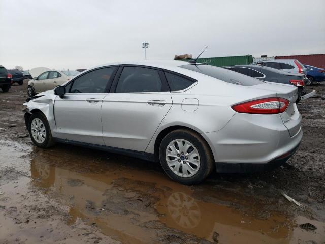 3FA6P0G72ER104494 - 2014 FORD FUSION S SILVER photo 2